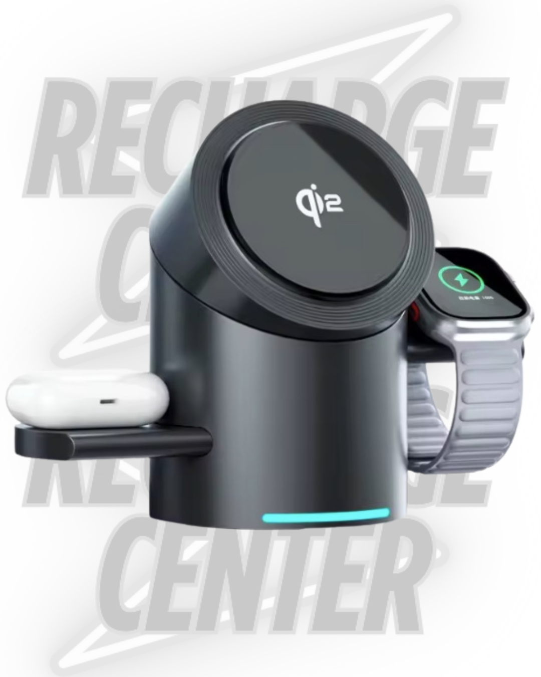 RC/ 3-in-1 Qi2 Magnetic Rotating Wireless Fast Charging Station